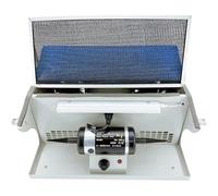 Desktop Jewelry Buffing Machine with Dust Collector, 180W Adjustable Speed 2000-7000 RPM for Jewelry and Rock Polishing