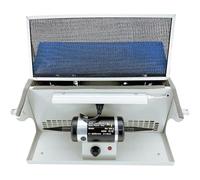 Desktop Jewelry Buffing Machine with Dust Collector, 180W Adjustable Speed 2000-7000 RPM for Jewelry and Rock Polishing