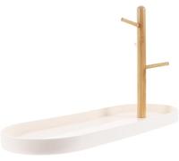 Desktop Key Holder with White Branch Tray - Durable - Professional Use jewelry wood materials safe more peace mind when placing ring very great tabletop deserve have storage