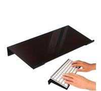 Desktop Keyboard Stand - Transparent Acrylic Inclined Riser - Desk Keyboard Riser Stand, for Office, School, Study Room, Home, Work, Players and Study