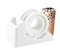 Desktop Label Holder - Commercial Printer Stand, Multipurpose Adhesive Base for Milk Tea and Beverage Stickers | for Coffee Counters, Tea Shops, Restaurants, Bartenders, P