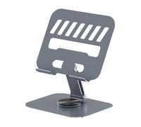 Desktop Laptop Stand - Ergonomic PC Mount | Height Adjustable Desk Stand with 360° Swivel Base