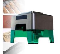 Desktop Laser Engraver, Portable DIY Engraving Machine for Wood, Plastic, Ceramic, Glass, Food, Windows or App Control, Easy Setup for Beginners with Acrylic Enclosure, 3W