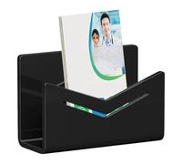 Desktop Letter Holder | Office Acrylic Envelope Letter Organizer - Multifunctional File Storage Rack Mail Postcard Sorter for Paper Bill Folders Notebooks Offices School Classroom