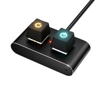 Desktop Machine External Control | External Launch Button for Desktop with Cable | Lightweight Trigger Activation Switches for Professionals Enthusiasts Café Public Home