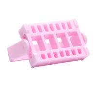 Desktop Manicure Nails Drill Bit Organizer Stand with 32 Slot Foldable Display and Access Layout for Workstations Manicure Workstation Organizer Tool Station Tabletop Bit Sorting Stand Fold Out