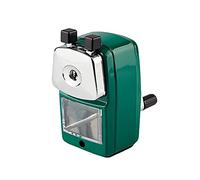 Desktop Manual Pencil Sharpener,School Office Desktop Pencil Sharpener For Kids Hand Crank Cutte-r Student Rotary(Green)