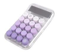 Desktop Mechanical Calculator Electronic 12 Digit Colorful with Big Buttons Clear Display