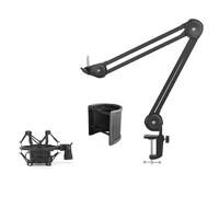 Desktop Microphone Holder Stand Foldable Mic Boom With Flexible Positioning For Live Broadcasts And Vocal Performances Spring Loaded Suspension