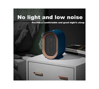 Desktop Mini 1200W PTC Ceramic Fan Heater with UK Plug - Auto Shut-Off, Quiet 36dB, Portable Space Heater