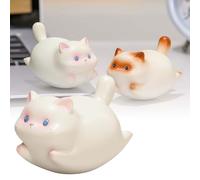 Desktop Mini Figurines Cute Resin Animals Interesting Never Fall Down Qjz854 (B, One Size)