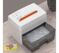 Desktop Mini Shredder, 2-Sheet Particle Cut, 2.4L Removable Bin, Quiet 62dB Operation, Automatic Power Off and Overheating Protection