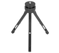 Desktop Mini Tripod, Aluminum Alloy Portable Tabletop 15cm Tripod Adjustable 1/4 Mount Bracket Tripod Universal Shooting Holder, for Phone Camera Live Broadcast (Black)