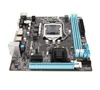 Desktop Motherboard, LGA 1155 CPU Slot, Dual Channel DDR3, M.2 NVMe NGFF, 3 Phase Power, HD VGA Output, Micro ATX Motherboard for LGA1155 Socket I3 I5 I7 with USB2.0