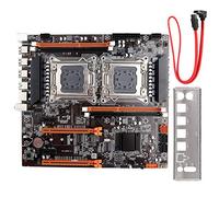 Desktop Motherboard with Deflector, Four Channel DDR3 Memory Professional Motherboard, Gigabit Network Card RTL8111H Built-in Dual Rear Socket Motherboard, PC Accessory