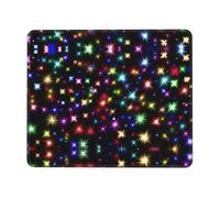 Desktop Mouse Pad Overlocked Edge Bright Beautiful Colorful Art Printed Gaming Mat Suitable For Gaming And Office 10 x 12 inch