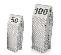 Desktop number sign, 1 To 50/1 To 100/Double-Sided Digital Sign, Easy To Identify(1-100)
