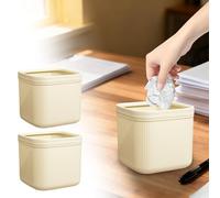 Desktop Open Top with Removable Inner for Waste Disposal and Organization in Home Kitchen Trash Bags 8 (B, 16x16x14.7cm)