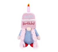 Desktop Ornament Birthday Dwarf Decoration Faceless Doll Puppet Festive Tabletop for Home Enthusiasts (A, 25. 4cm)