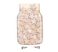 Desktop Ornament Xyloid Magnetism Positive Award Jar Star Award Jar Behavior Management Classroom Tools Award System for Home Tabletop Decoration (Beige, A)