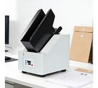 Desktop Paper Jogger, 70mm Large Capacity, 5S Rapid Alignment for A4/A5 Paper, Ideal for Offices, Banks & Schools