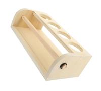 Desktop Paper Roll Dispenser Wood Dispenser Easel Holder for Children Drawing Art Craft Project Wood Art Holder