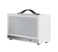 Desktop PC Case: Slim Chassis, Mini ATX | Modern Ventilation Design Cinete PC, Durable Steel Frame, LED Front Panel Housing, Space Saving Computer Shell For Study