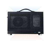 Desktop PC Case - Ultra - Mini - ITX Case, Lightweight Portable Chassis | Compact Computer , Space Saving Living Space for Students, Home Work, Players, Office Desktops, Airflow Design