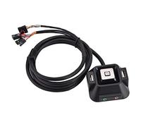 Desktop PC Switch, Power Reset with Dual USB 2.0 Ports, Audio and Microphone Interface, 1.55m Extended Cable for Easy Access, Ideal for Home, Office, and Internet Caf