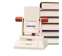 Desktop Perpetual Calendar - Vintage Family Planner Home Decor