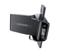Desktop Phone Charging Stand 15W, Inductive Power Station with Digital Clock for Devices, Earbuds and Smartwatch, Work Desk Dock Base Charging Dock Desk Power Bedside Station Watch Stand Earbuds Clock
