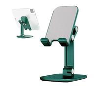 Desktop Phone Holder Stand - Angle Height Adjustable Tablet Cradle Phone Dock - Smartphone Stand Live Streaming Holder for Home, Office, Travel, Meeting