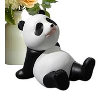 Desktop Phone Stand - 4inch Panda Figurine Holder, Non Slip PVC Smartphone Mount | Stable Mobile Display Stand For Tabletop Bookshelf Home Decor Lovers Present Gift, Cute Animal Desk