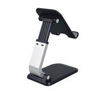 Desktop Phone Stand - Adjustable Foldable Mobile Holder, Universal Desk Dock | Hands Free Viewing Support Accessory, Compacts Smartphones Cradle Designed for Offices Study Homes Use