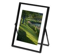 Desktop Photo Frame, Metal Frame on Stand 20 cm, Decorative Desk for Home, Studio, Bedside, Bedroom and Wedding