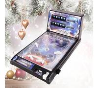 Desktop Pinball Machine Kit, Desktop Ball Shooting Toy for Home, Mini Pinball Game for Friends Boys Girls, Arcade Electronic Pinball Shooting Toy