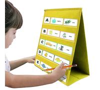 Desktop Pocket Chart Stand Self-Standing Portable