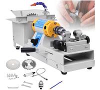 Desktop Polishing Machine, Multifunctional Cutting, Polishing Grinder, Grinding and Polishing, 800-10,000 RPM Adjustable, for Jade, Amber, Wood, Olive Stone, Bodhi, Metal