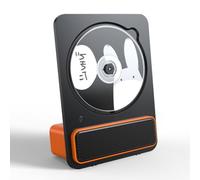 Desktop Portable CD Player, Portable CD Player with Bluetooth, Remote Control, 3.5 Headphone Jack, HiFi Speaker, for Home Office Decor