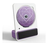 Desktop Portable CD Player, Portable CD Player with Bluetooth, Remote Control, 3.5 Headphone Jack, HiFi Speaker, for Home Office Decor