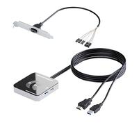Desktop Power - 5Gbps Transfer, PC Host Button With USB 3.0 Port | Universal External Extension Cable For Home Hotel Internet Cafe Company Professional Desktop Computer Parts