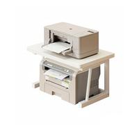 Desktop Printer Stand, 2-Tier Organizer for Home Office, Multi-Purpose Under Desk Storage Shelf, Efficient Space Saver