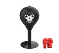 Desktop Punch Bag - PU, 15.75 x 6.97 inches, Desk Punch Bag for Stress Relief, Thickened, Strong Suction Base for Table Punch Bags, Stress Relief Toy for Office Desk, Home Workplace, Learning Area