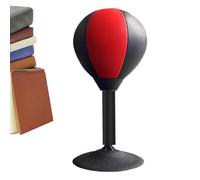 Desktop Punching Bag - 40cm Suction Cup Boxing Ball, Interactive Reflex Training Equipment, PU Alloy Workout Toy, Stress Relief Fitness Tool | Strong Hold Speed Trainer for Indoor Playroom Office Home