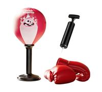 Desktop Punching Bag - Reaction Training Toy | Stress Relief Boxer - Elastic Rebound Design, Fun Focus Exercise Entertainment Kids Adults Home Gym Use