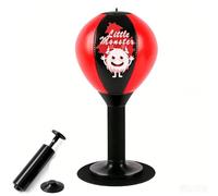 Desktop Punching Bag, Stress Relief Boxing Ball with Double Suction Cup Base and Upgraded Spring, Durable Tabletop Punching Bag for Office and Home, Fun Desk Accessories for Adults