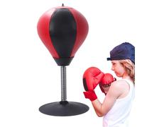 Desktop Punching Bag - Strong Suction Cup Stress Relief Bag, Pump Included | Multipurpose Portable Exercise Solution Suitable Office Workstation Table Counter Home Fitness Focus Fun