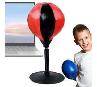 Desktop Punching Bag, Suction Cup Speed Reflex Bag, Pressure Buster for Kids Teens Adults and Coworkers, Stress Relief Desktop Toy for Office, Home, or School, Fun Focus and Exercise Tool