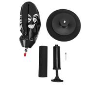 Desktop Punching Bag with Suction Cup Base Stress Buster Fun Relaxing Tabletop Boxing Ball for Home Office, Fun Gift for Friends or Coworker Black (Black)
