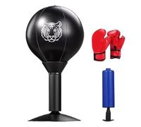 Desktop Punching Bag with Suction Cup,Reflex Bag for Office Table and Counters,Stress Relief Boxing Bag - Fun Gift for Party Exercise- Perfect for Teens Adults